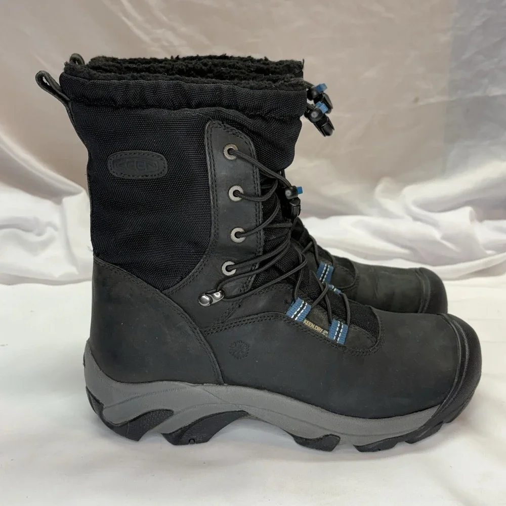 KEEN Wilma 200g Insulated Waterproof Hiking Boots Womens US 9 Winter Snow